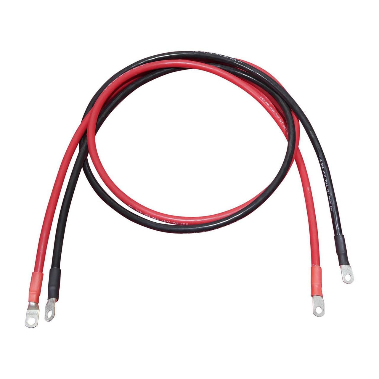 36in 2 AWG Battery to Inverter Cables (Black and Red)