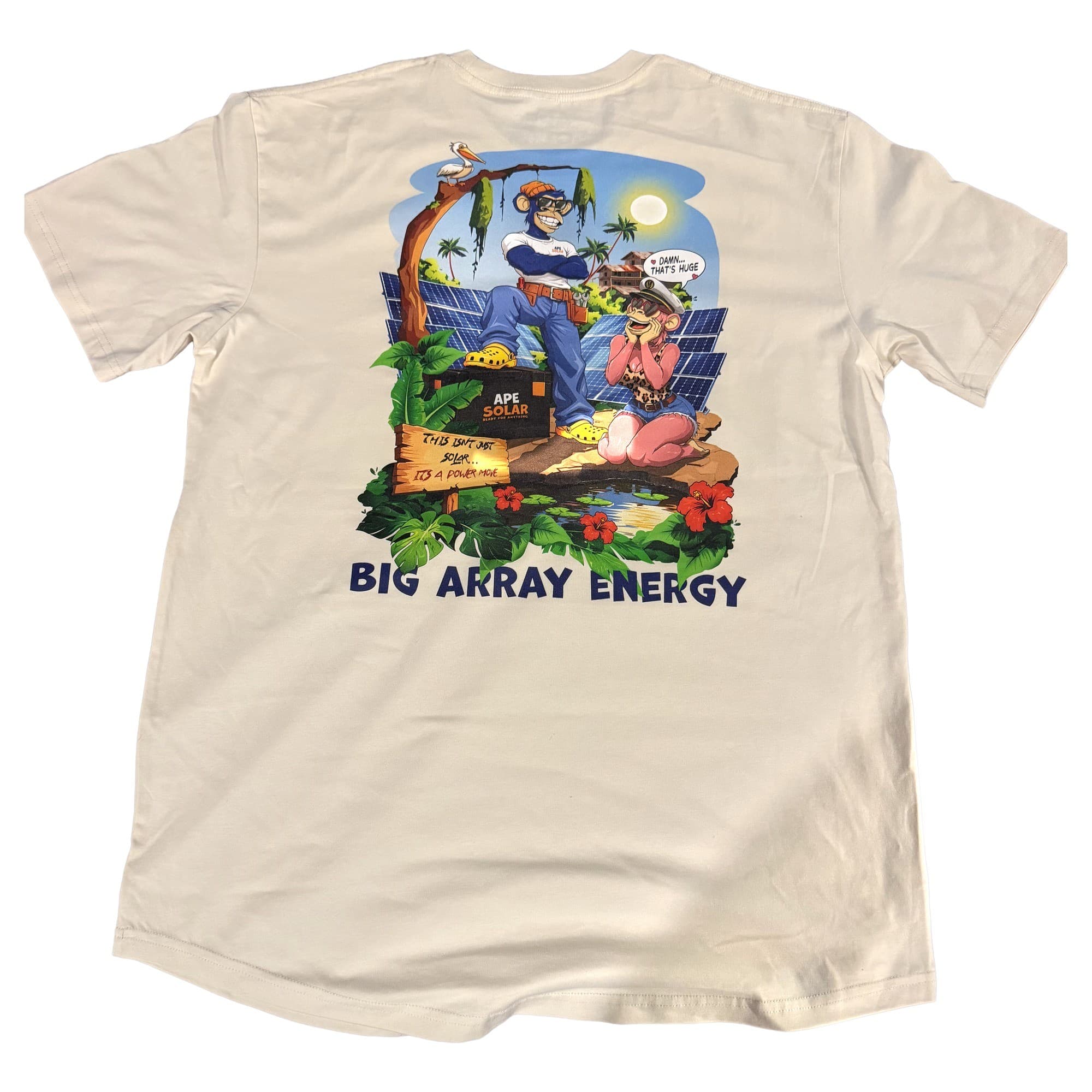 Big Array Energy Tee, Ecru