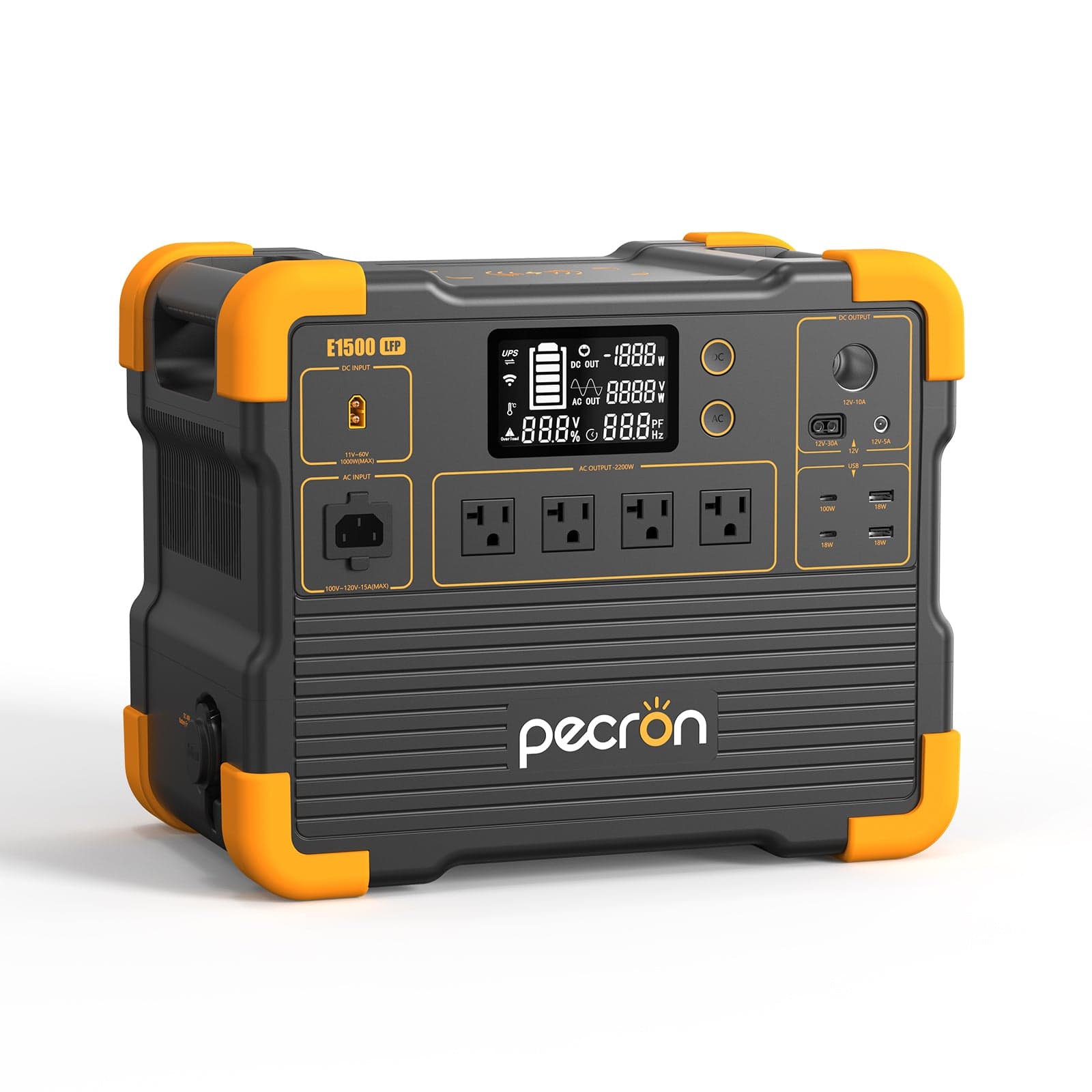 Pecron E1500LFP Portable Power Station (1536Wh, 2200W)