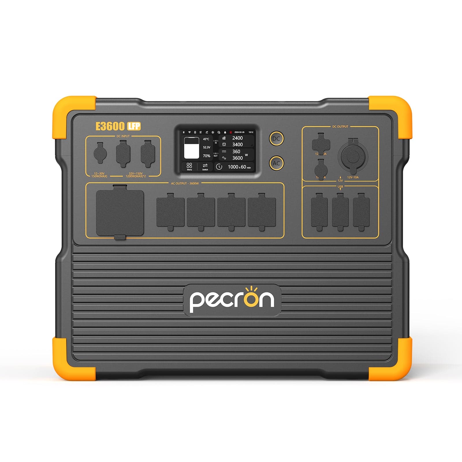 Pecron E3600LFP Portable Power Station (3072Wh, 3600W)